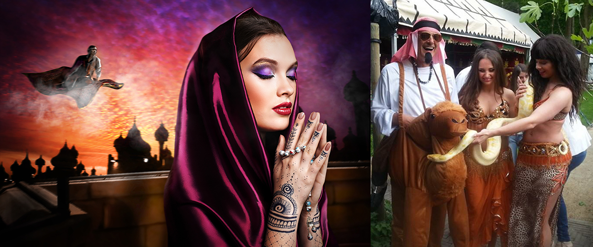 Aladdin thema avond